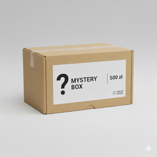 Ekskluzywny Mystery Box 500 zł - Sklep Akces: Luksusowa Niespodzianka!